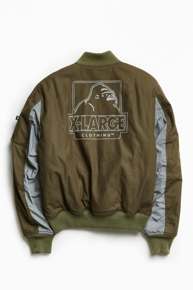 XLARGE®×ALPHA MA-1 X-Large X Alpha Industries Reversible MA-1 Bomber Jacket | Urban