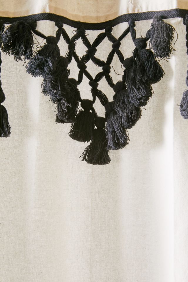 Topanga Fringe Shower Curtain #1