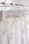 Topanga Soft Fringe Shower Curtain