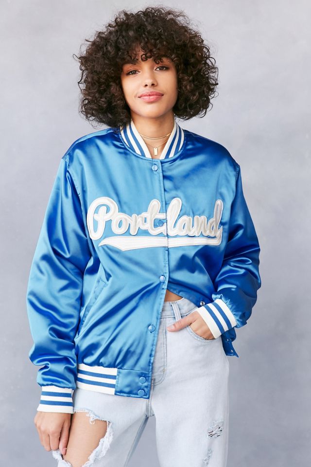 Silence + Noise Portland Baby Satin Bomber Jacket #4