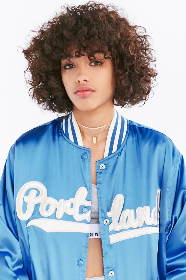 Silence + Noise Portland Baby Satin Bomber Jacket #5