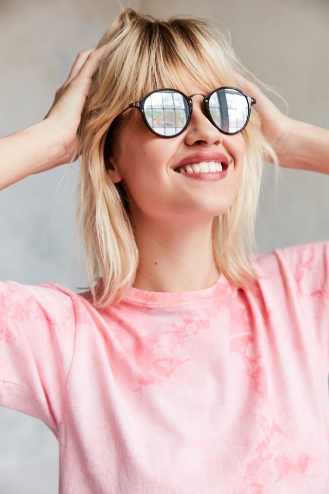 Ray-Ban Round Flat Lens Sunglasses #5