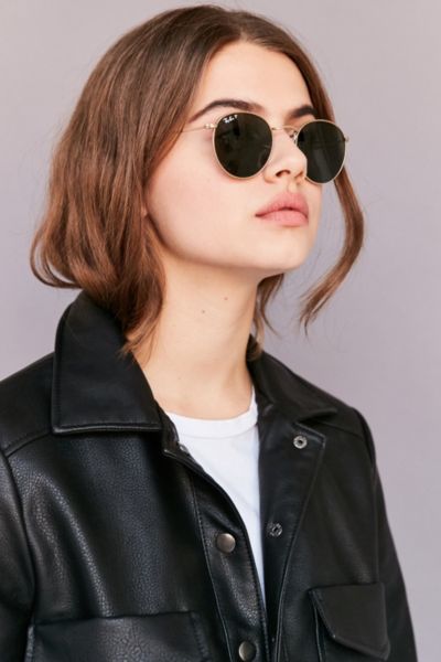 Ray ban round sunglasses polarized online