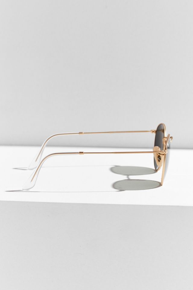Ray-Ban Polarized Metal Round Sunglasses #3