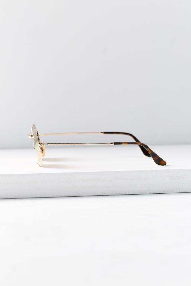 Ray-Ban Hexagon Flat Lens Sunglasses #3