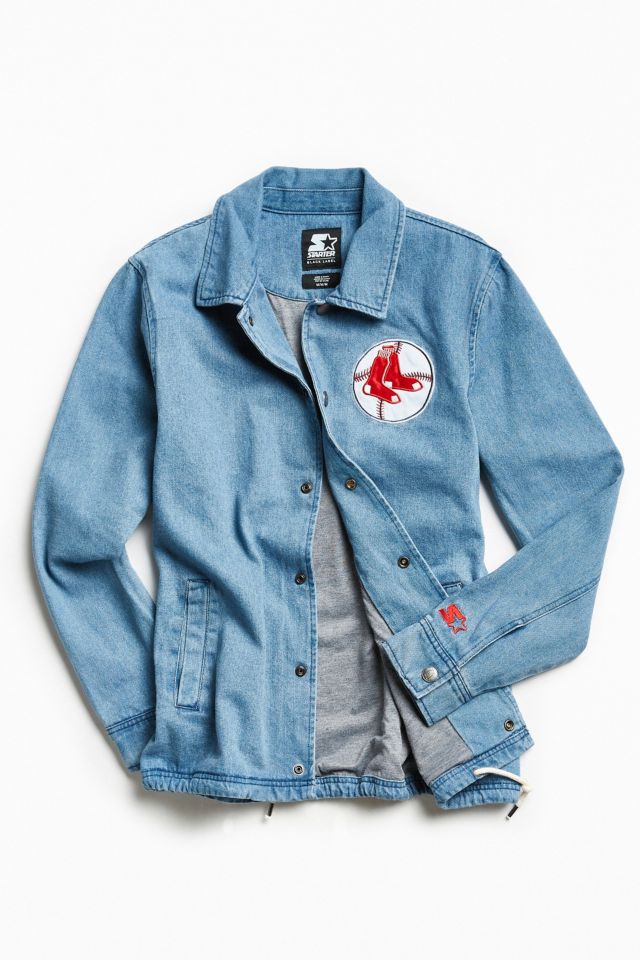 Starter Black Label + UO MLB Boston Denim Coach Jacket