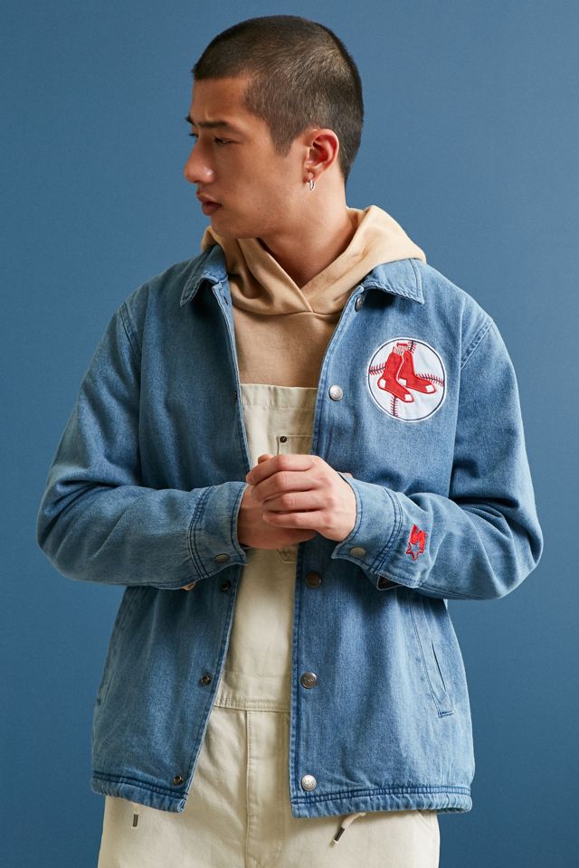 Starter Black Label + UO MLB Boston Denim Coach Jacket #1