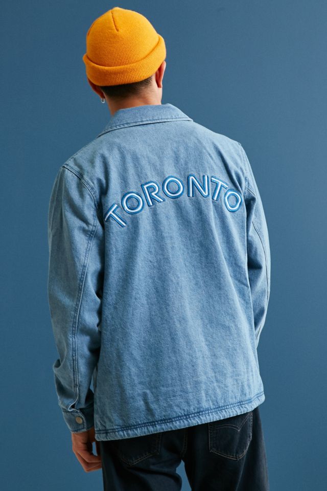 Starter Black Label + UO MLB Toronto Denim Coach Jacket