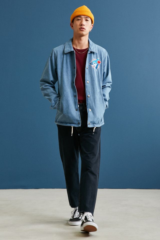 Urban Outfitters 別注スターターデニムコーチジャケット Urban Outfitters 別注スターターデニムコーチジャケット