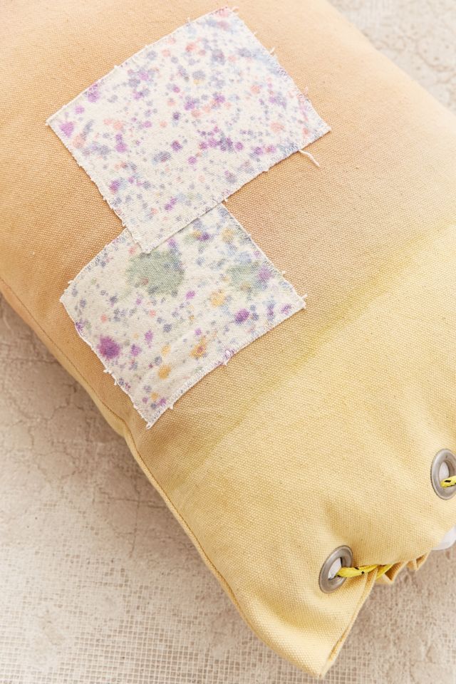 Edvin Patched Dyed Bolster Pillow #3