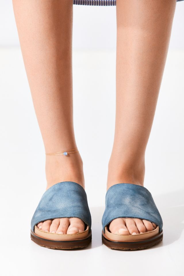 Sandales plates en suède #3