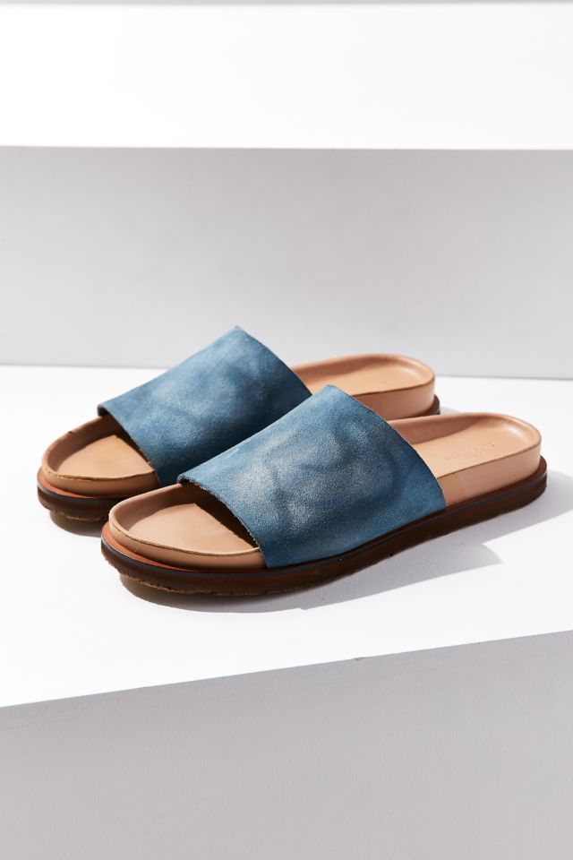 Sandales plates en suède #4