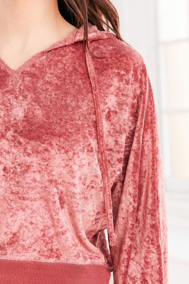 Out From Under Velvet Hoodie Sweatshirt #4