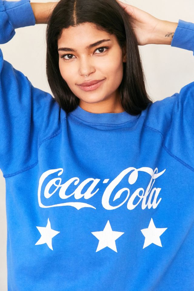 Vintage Coca-Cola Blue Sweatshirt #2