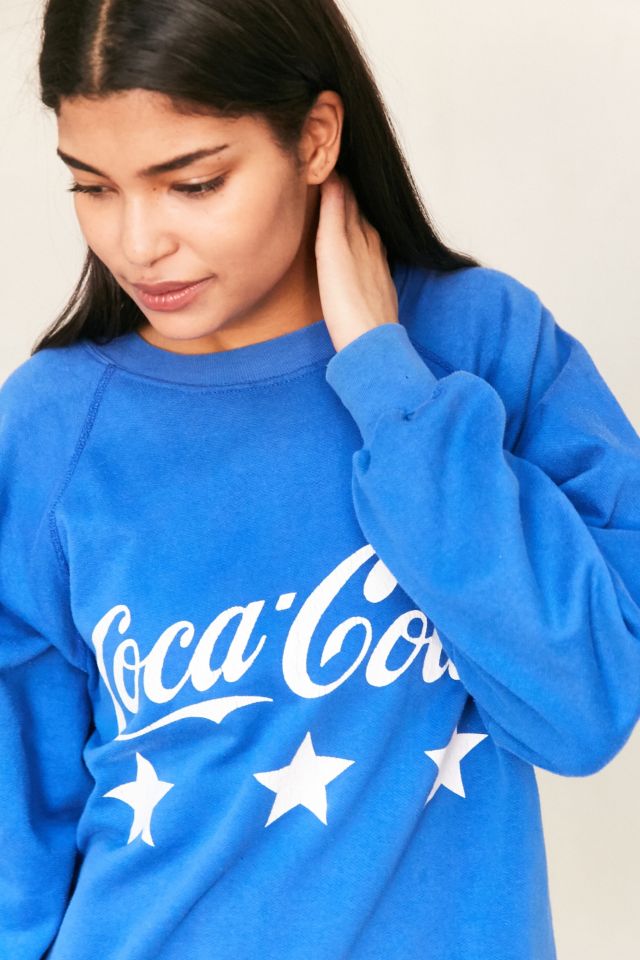 Vintage Coca-Cola Blue Sweatshirt #4