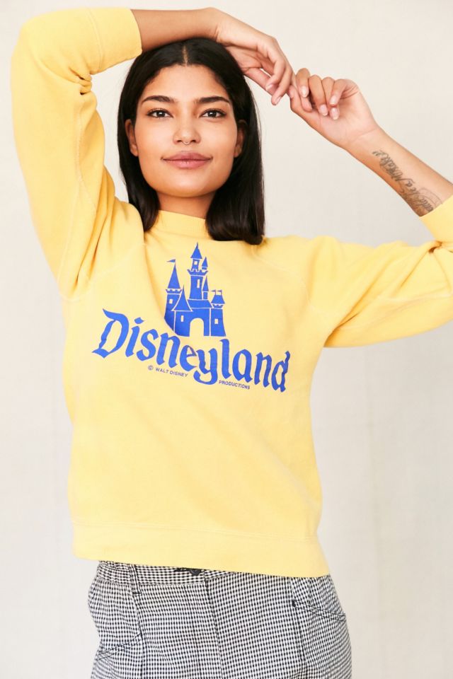 Disneyland yellow hot sale sweatshirt