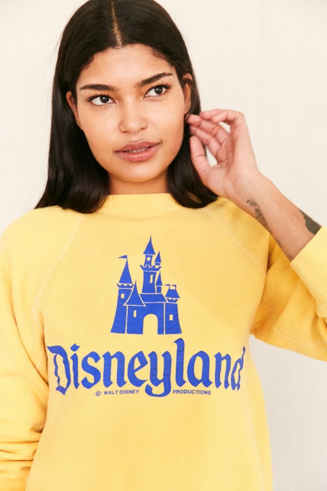 Disneyland on sale yellow sweatshirt