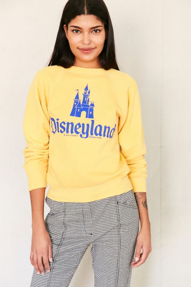 Yellow clearance disneyland sweatshirt