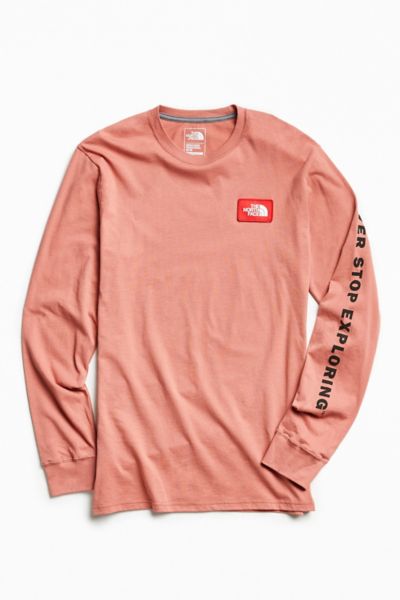 The North Face Patch Long Sleeve Tee Urban Outfitters