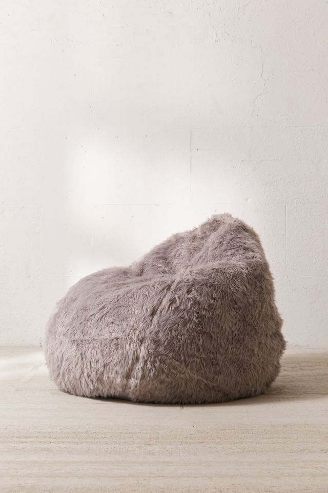 Aspyn Faux Fur Shag Bean Bag Chair