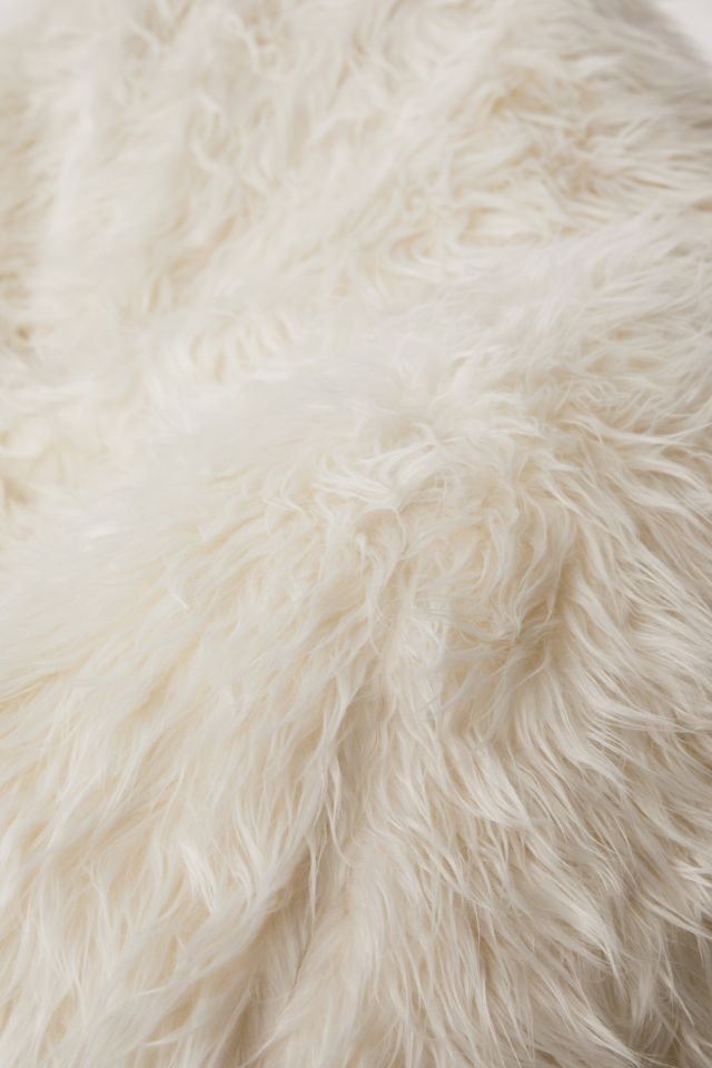Aspyn Faux Fur Shag Bean Bag Chair #3