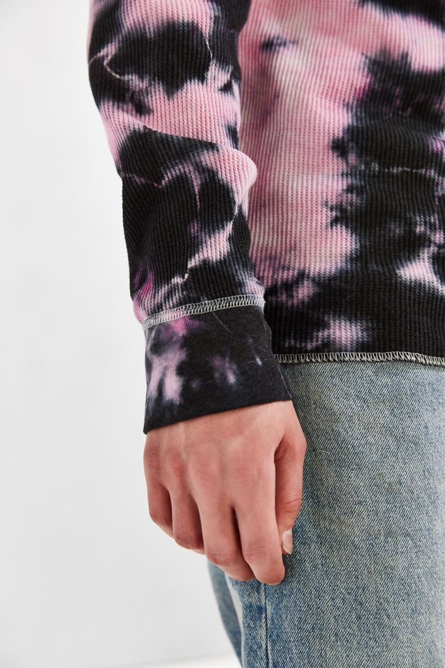Hanes X US Rags Crystal Dye Thermal Long Sleeve Tee #1