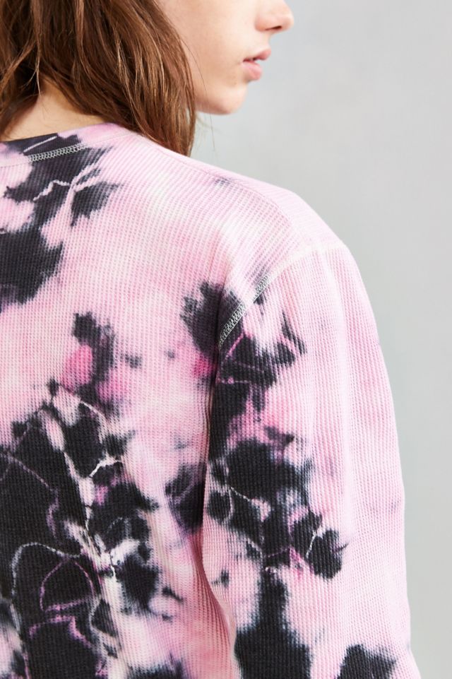 Hanes X US Rags Crystal Dye Thermal Long Sleeve Tee #4