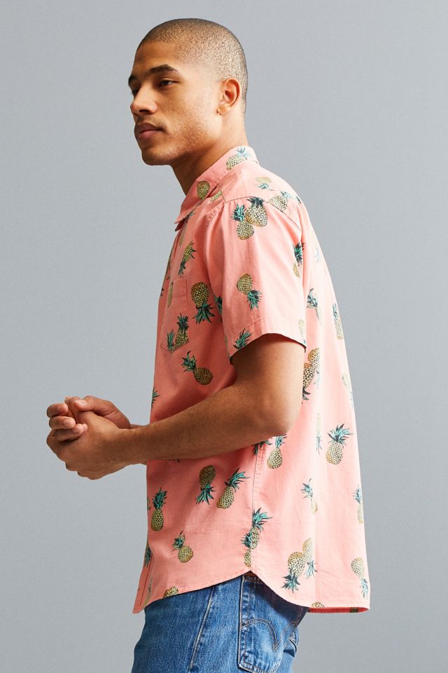 UO Pineapple Toss Short Sleeve Button-Down Shirt #2
