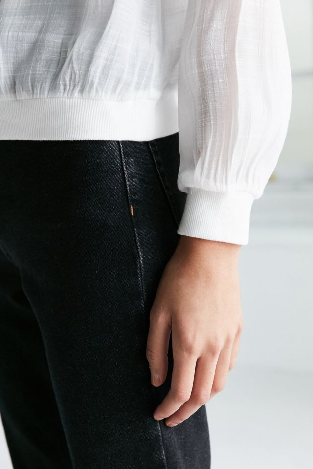 Silence + Noise Reyes Textured Pullover Blouse #4
