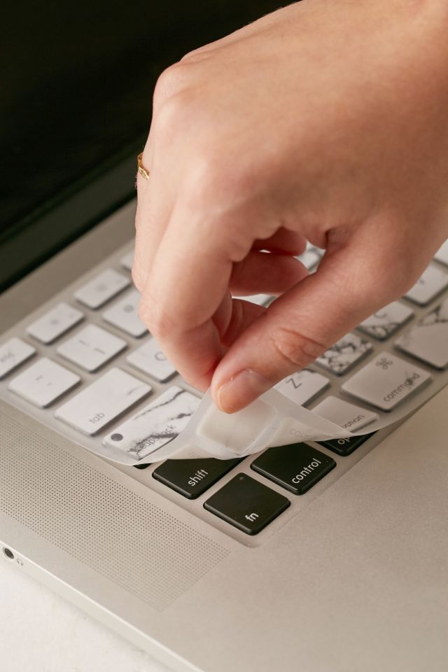 White Marble Keyboard Cover #3