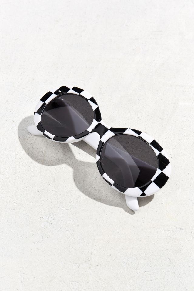 UO Plastic Oval Sunglasses #3