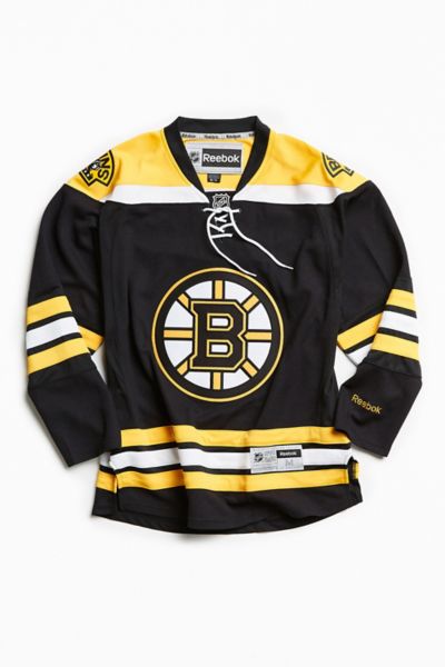 Reebok Men's Boston Bruins Center Ice Quarter-Zip Pullover - Macy's