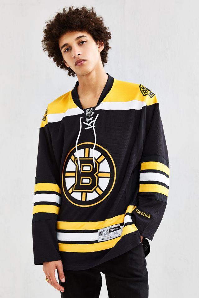 Reebok, Shirts & Tops, Reebok Nhl Boston Bruins Hockey Jersey Kids Youth  L Xl Blank Playoffs