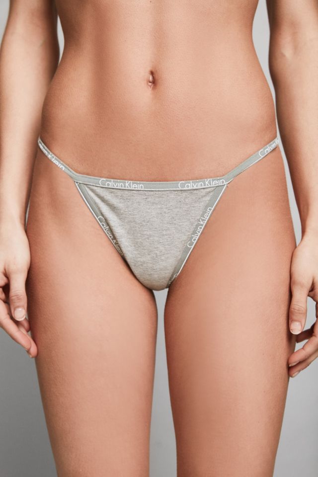 Calvin Klein Black Lace Thong - black M at Urban Outfitters, Compare