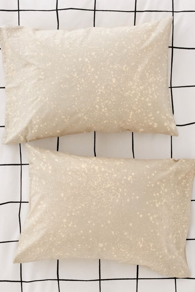 Ensemble de taies d'oreiller avec éclaboussures de teinture #1