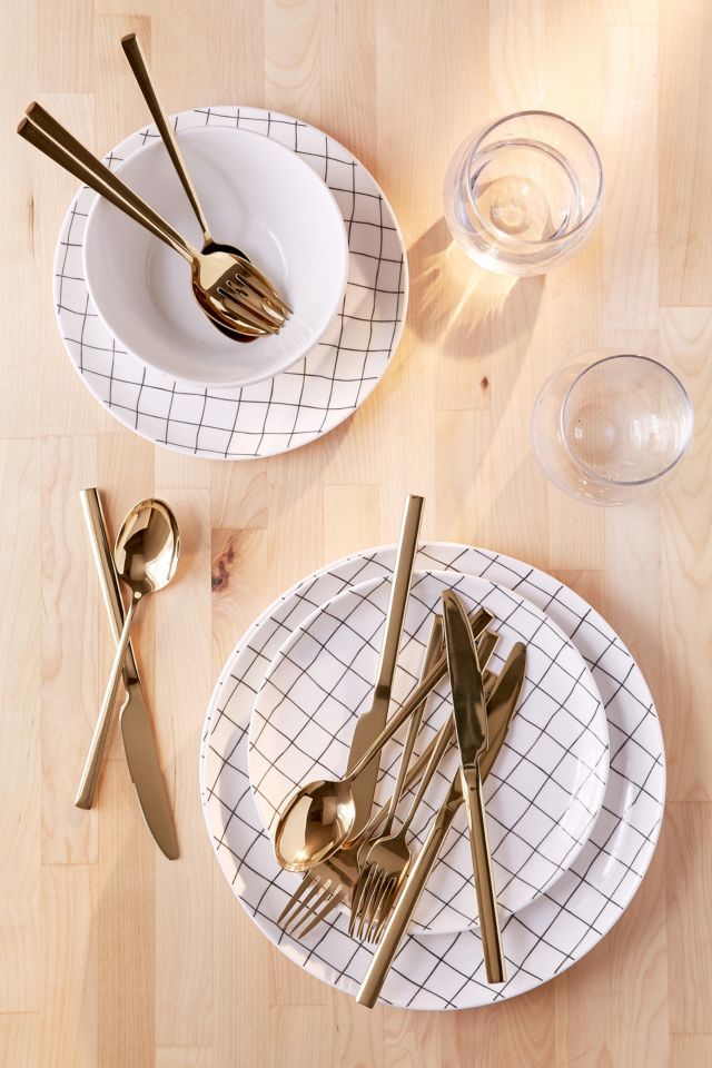 12-Piece Metallic Flatware Set #1