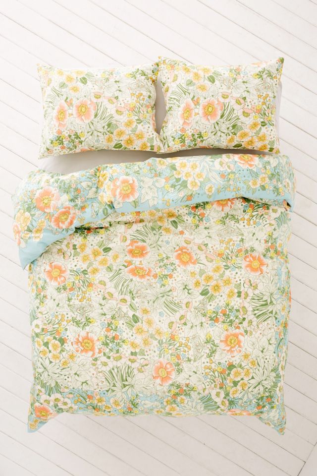 Housse de couette avec motif à fleurs Lovise #1