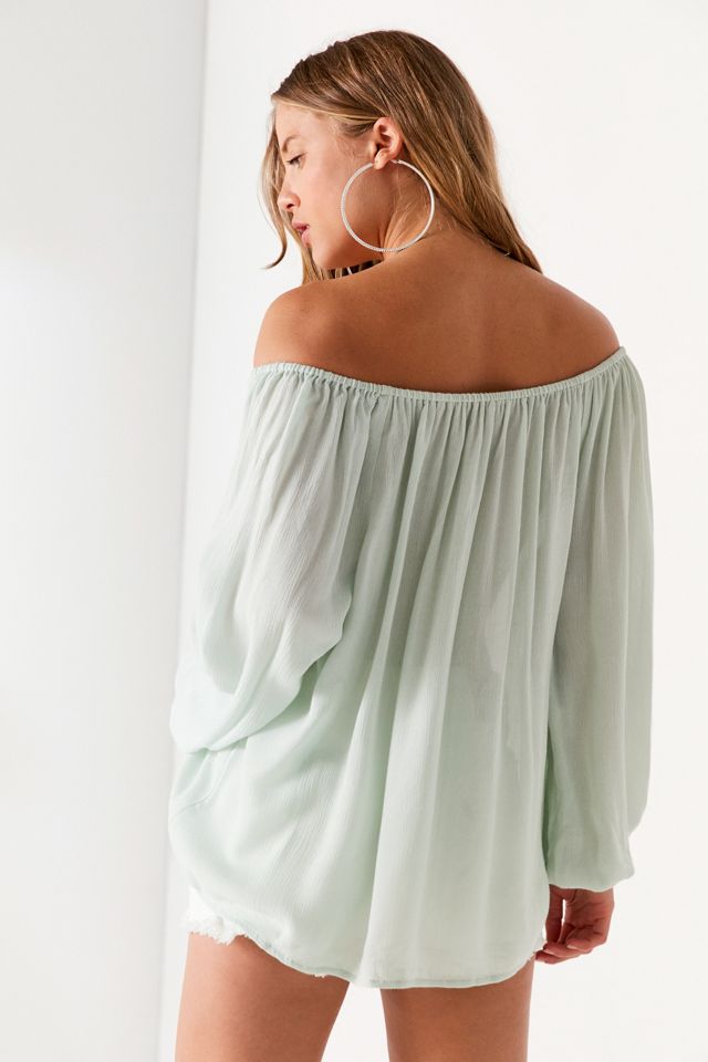 Kimchi Blue Linda Off-The-Shoulder Tie-Front Blouse #5