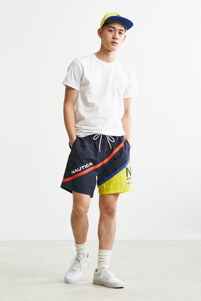 Nautica + UO Logo Colorblocked Swim Short | Urban Outfitters