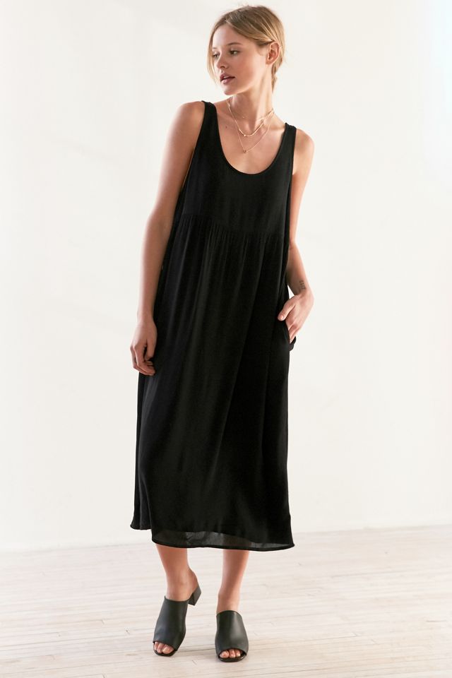 Ecote Gauze Babydoll Midi Dress Urban Outfitters Canada