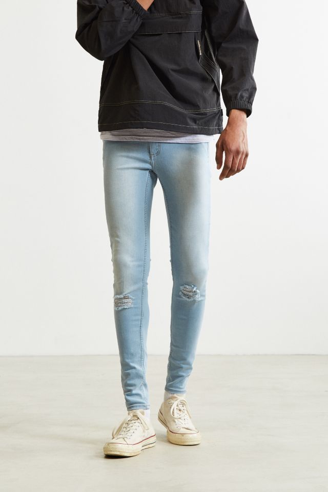 Cheap Monday Ripped Blue Super Skinny Jean | Urban Outfitters