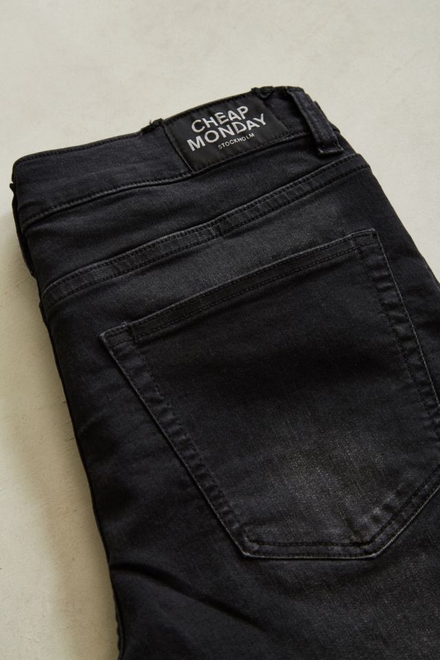 Cheap Monday Ripped Black Super Skinny Jean #4