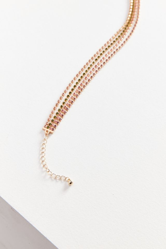 Laura Rhinestone Choker Necklace #4