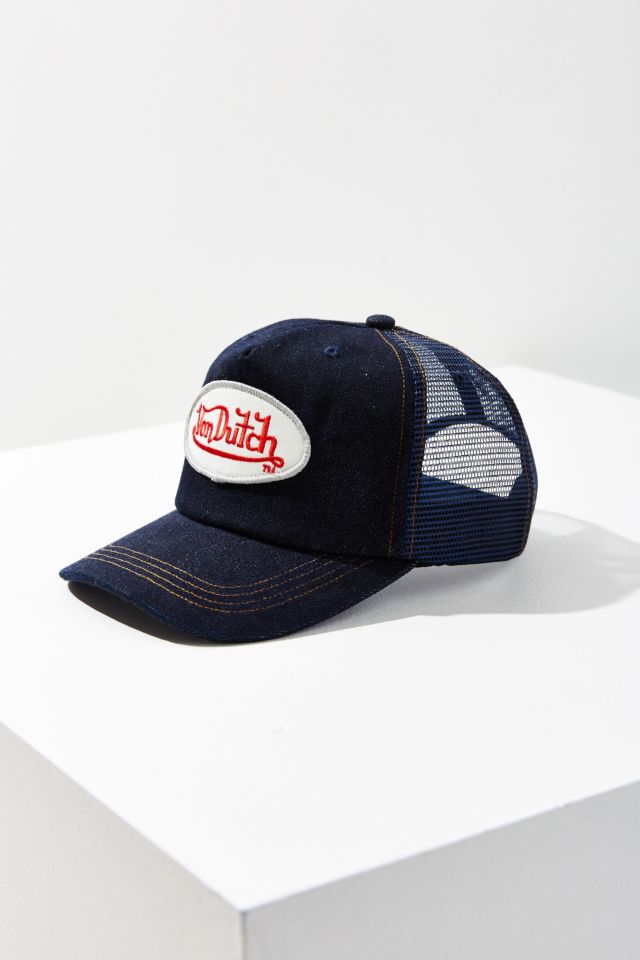 Vintage Von Dutch Denim Trucker Hat #3
