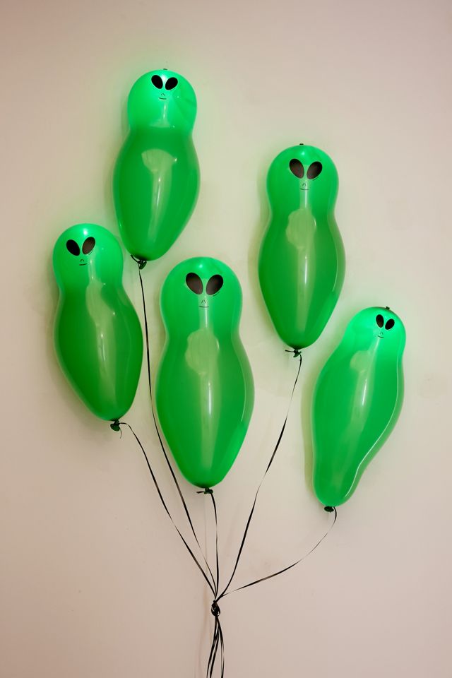 Wegversperring Tegenstander Oppervlakkig Light-Up Alien Balloons Set | Urban Outfitters