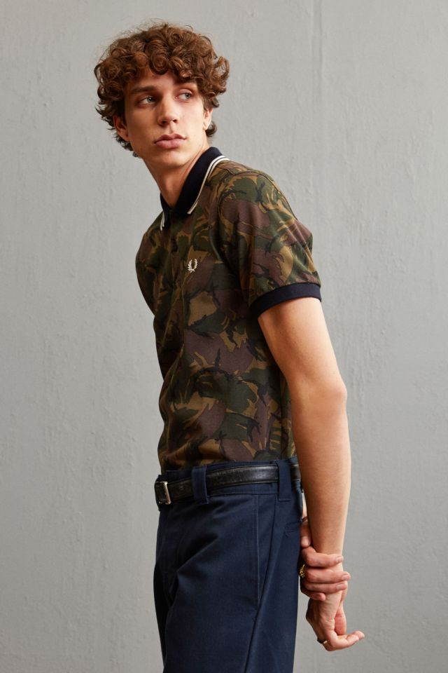 Fred Perry Camouflage Pique Polo Shirt #2