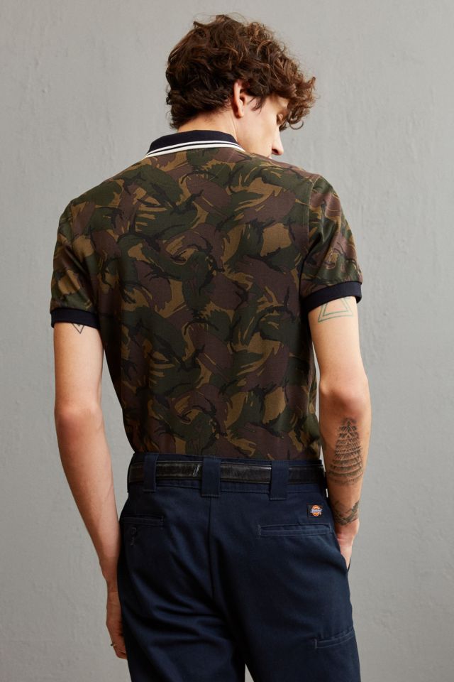 Fred Perry Camouflage Pique Polo Shirt #3