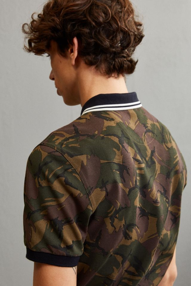 Fred Perry Camouflage Pique Polo Shirt #4