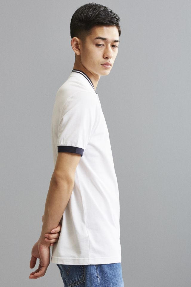Fred Perry Bomber Collar Pique Henley Tee #2