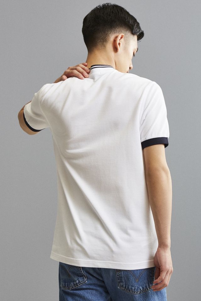 Fred Perry Bomber Collar Pique Henley Tee #3